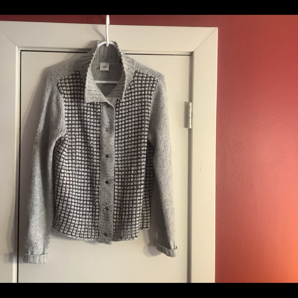 Cabi Square Stitch Sweater #3006 Sz. M